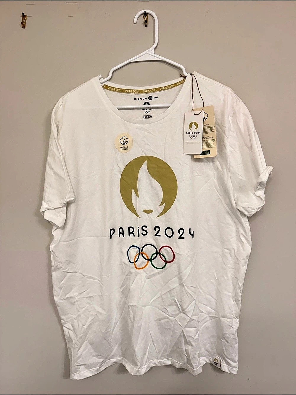 Paris 2024 Olympic Games tee White NWT